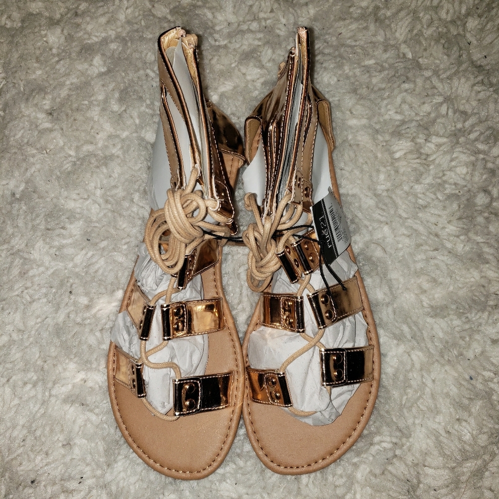Rue21 Gold Metallic Sandals
